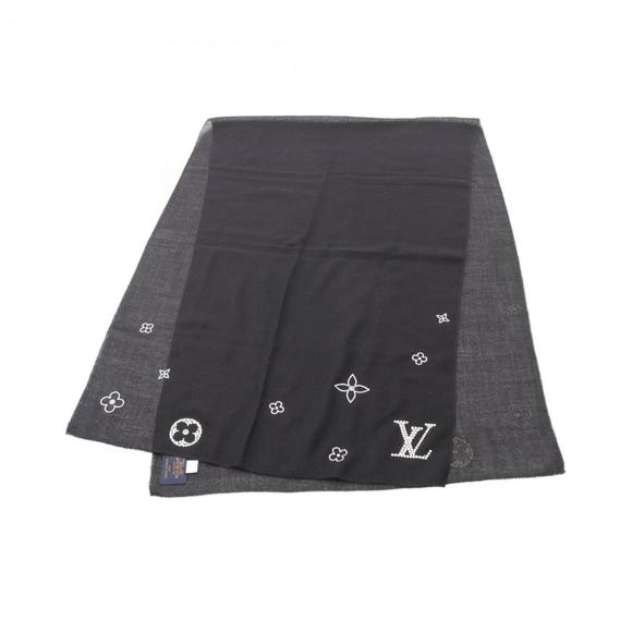LOUIS VUITTON Black Scarf - Picture 1 of 4